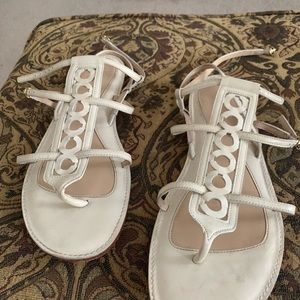 Coach Shoes - Coach signature strappy flat sandals Coach Shoes - Coach signature strappy flat sandals